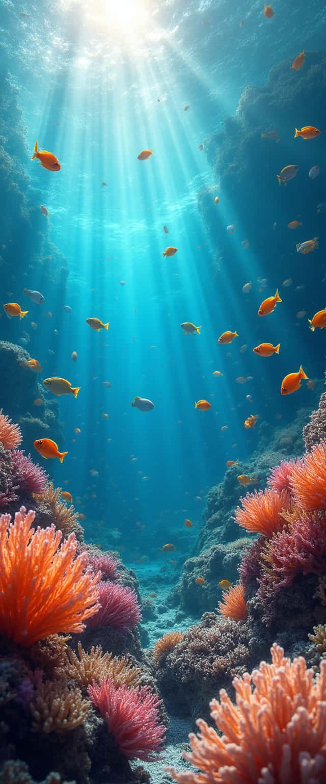 Vibrant Underwater Coral Scene Phone Case Vibrant Underwater Coral Scene Phone Case