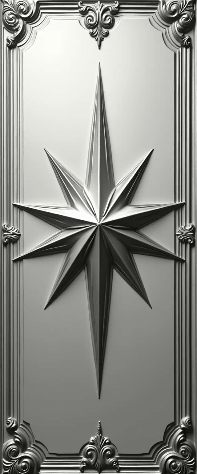 Elegant Embossed Star Design Phone Case Elegant Embossed Star Design Phone Case