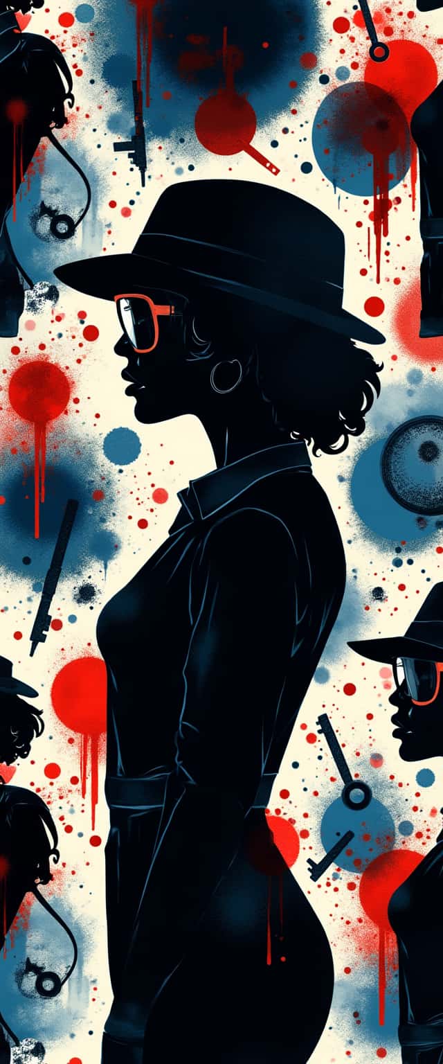 Modern Investigator Pattern Design Phone Case Modern Investigator Pattern Design Phone Case