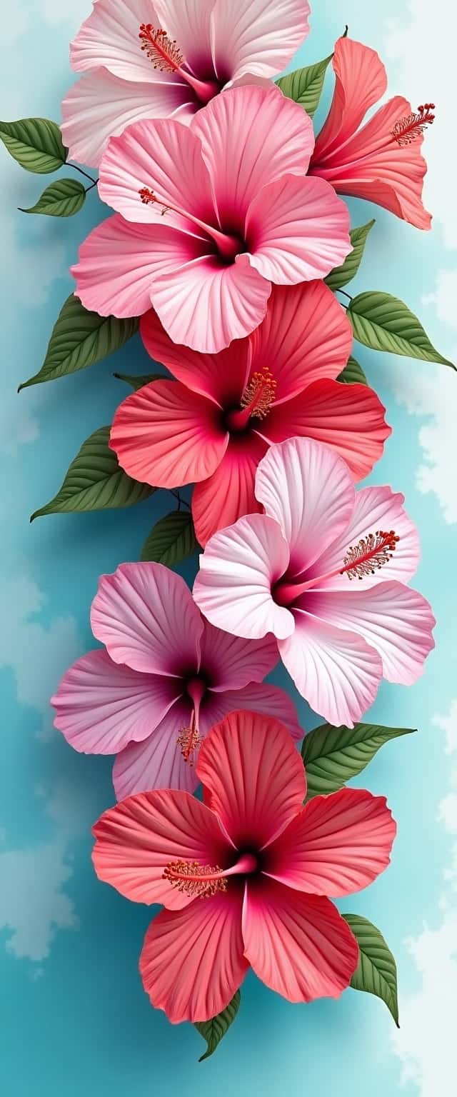 Hibiscus Flower Arrangement Phone Case Hibiscus Flower Arrangement Phone Case