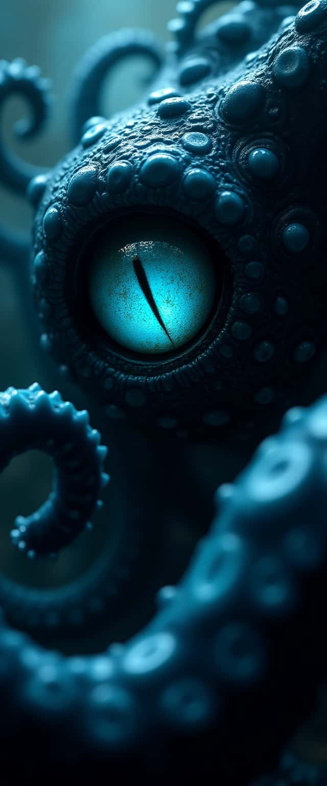 Eldritch Kraken Eye Close-Up Phone Case