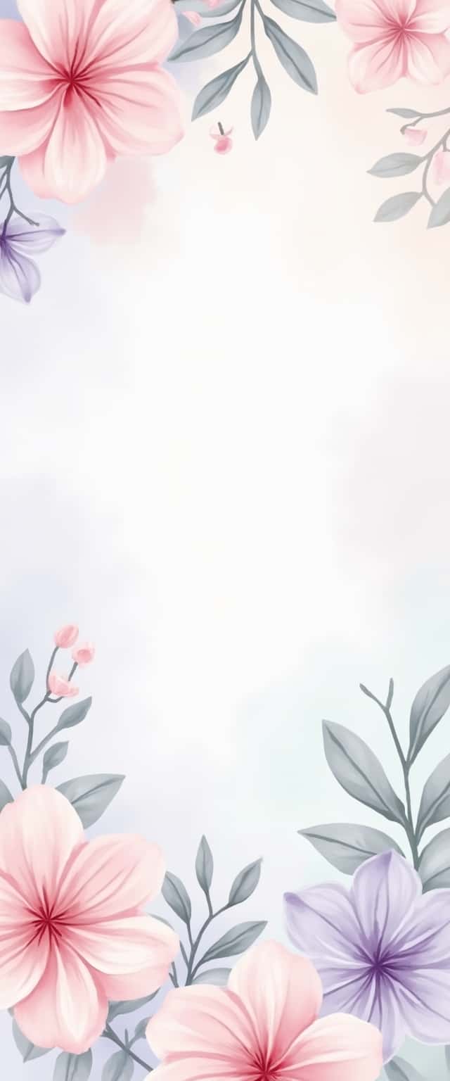 Delicate Pastel Floral Watercolor Phone Case Delicate Pastel Floral Watercolor Phone Case