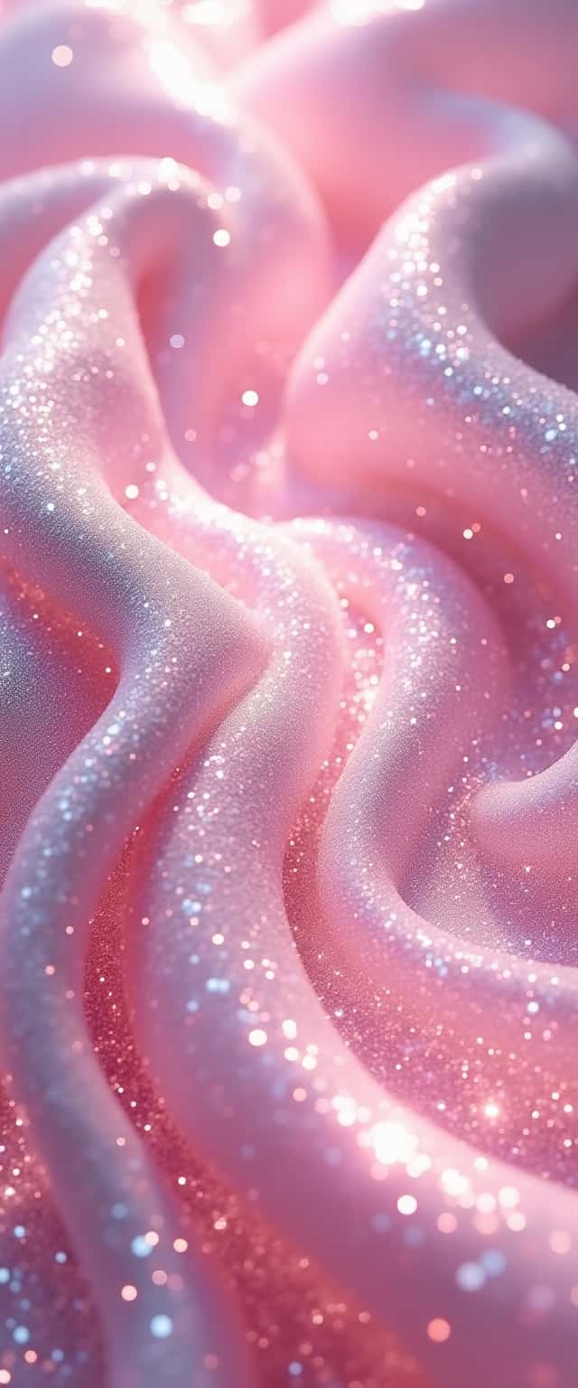 Pink Silver Glitter Swirl Design Phone Case Pink Silver Glitter Swirl Design Phone Case