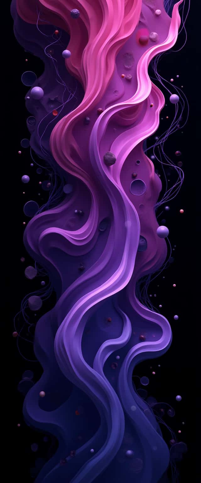 Purple Swirl Abstract Design Phone Case Purple Swirl Abstract Design Phone Case