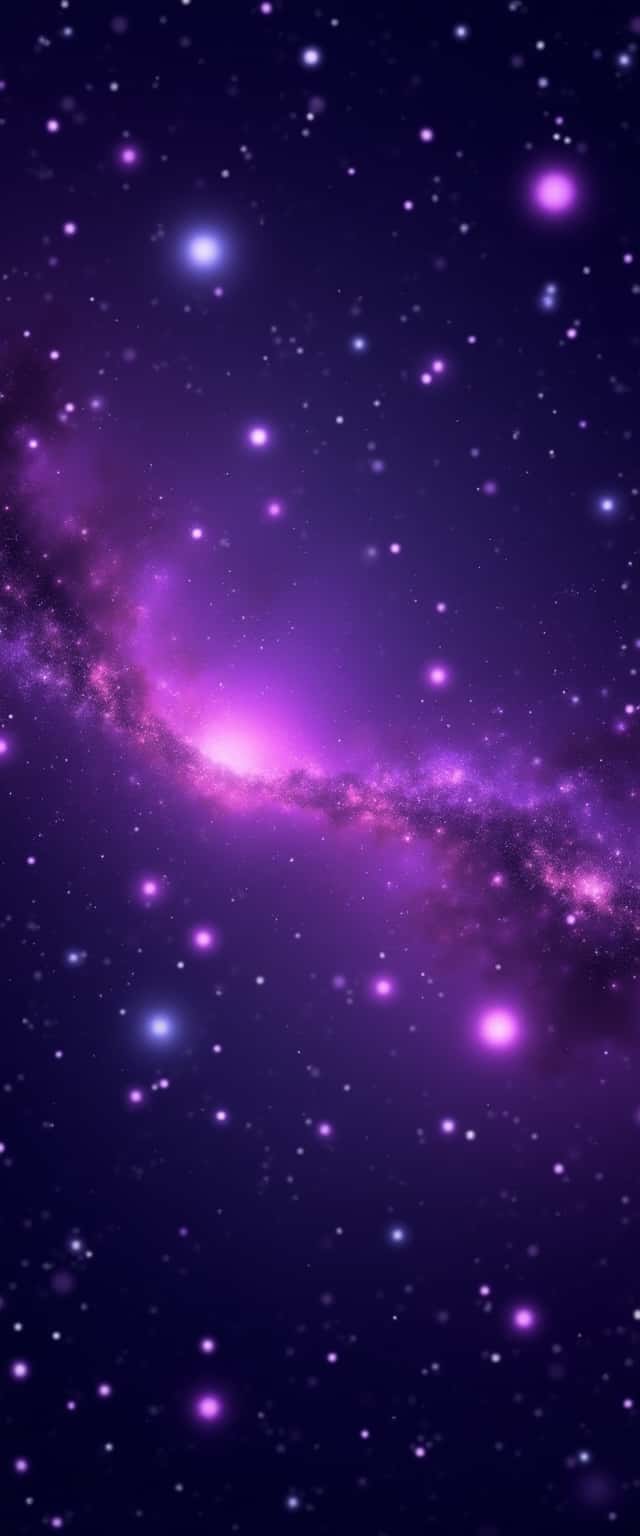 Deep Purple Galaxy Starfield Phone Case Deep Purple Galaxy Starfield Phone Case