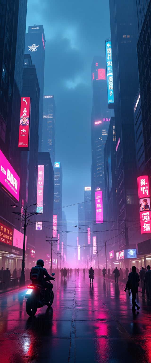 Futuristic Cyberpunk Cityscape Phone Case Futuristic Cyberpunk Cityscape Phone Case