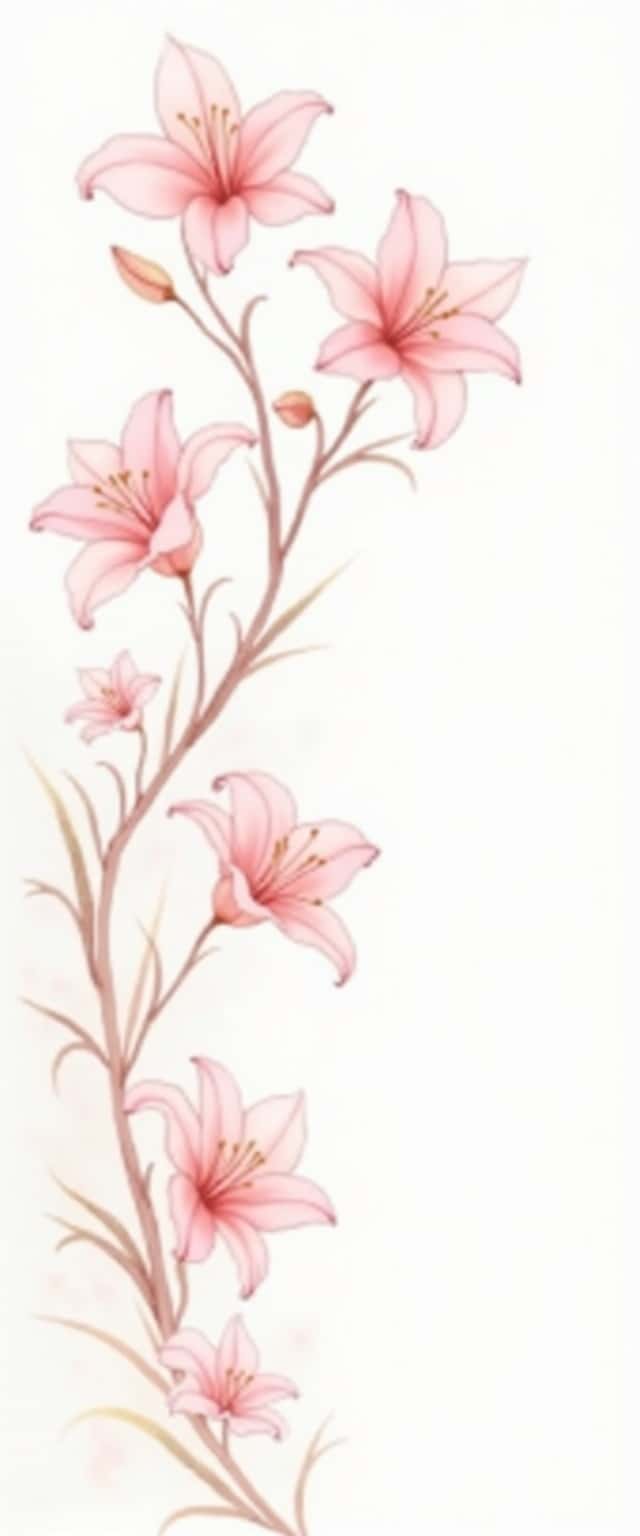 Serene Floral Watercolor Design Phone Case