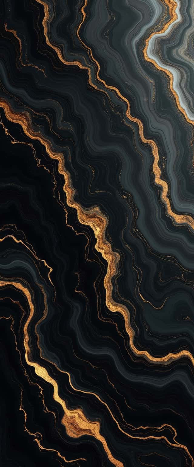 Swirling Marble with Gold Veins Phone Case Swirling Marble with Gold Veins Phone Case