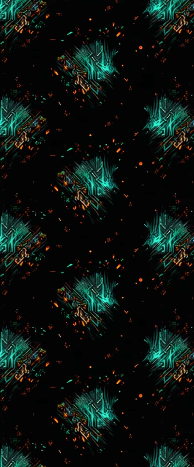 Electric Waves Pattern Phone Case Electric Waves Pattern Phone Case