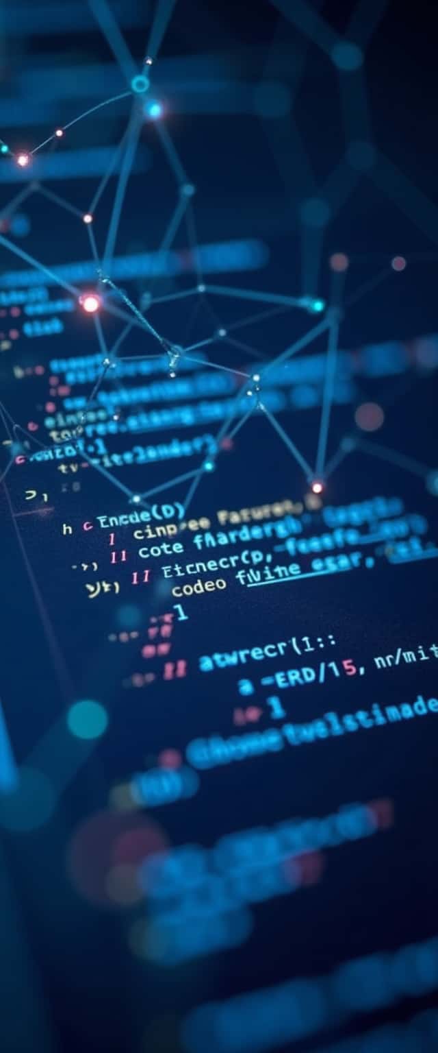 Abstract Coding Screen Design Phone Case Abstract Coding Screen Design Phone Case