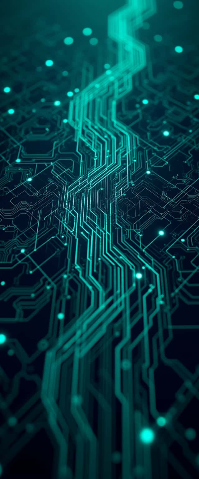 Abstract Circuit Pattern Phone Case Abstract Circuit Pattern Phone Case