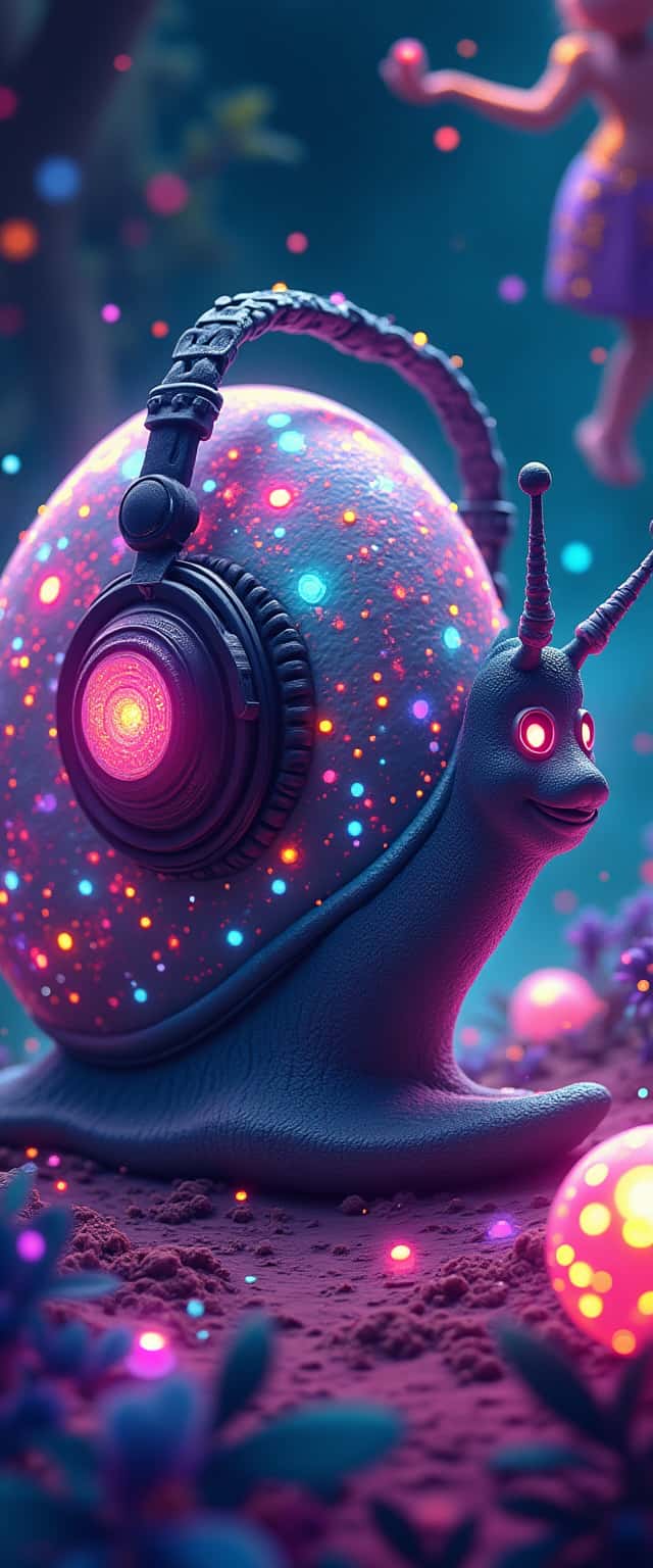 DJ Snail Surrounded by Fairies Phone Case DJ Snail Surrounded by Fairies Phone Case