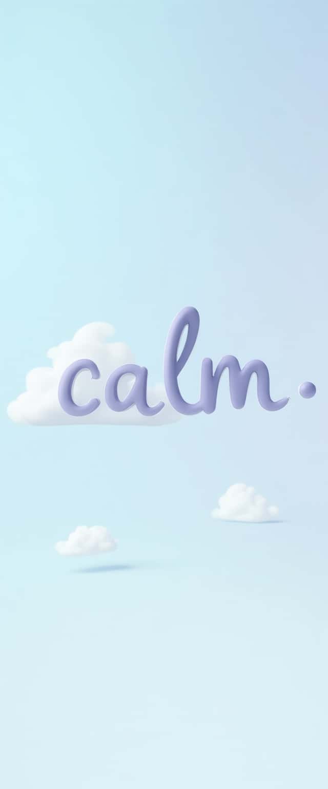 Minimalist Calm Typography Design Phone Case Minimalist Calm Typography Design Phone Case