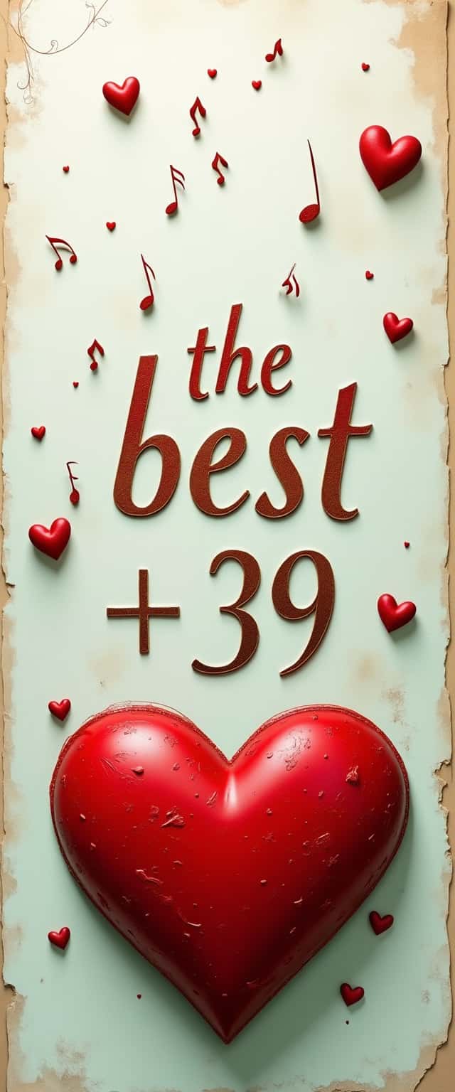 Vintage Heart and Music Design Phone Case