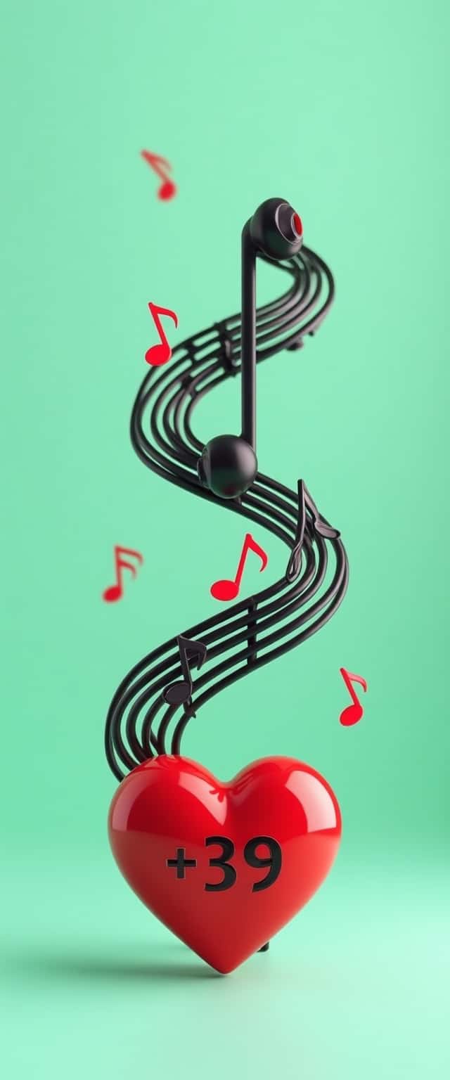 Mint Green Earbuds Musical Design Phone Case