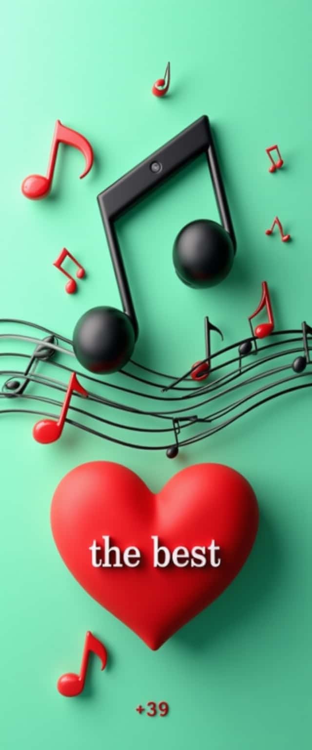 Wireless Earbuds with Musical Notes Phone Case