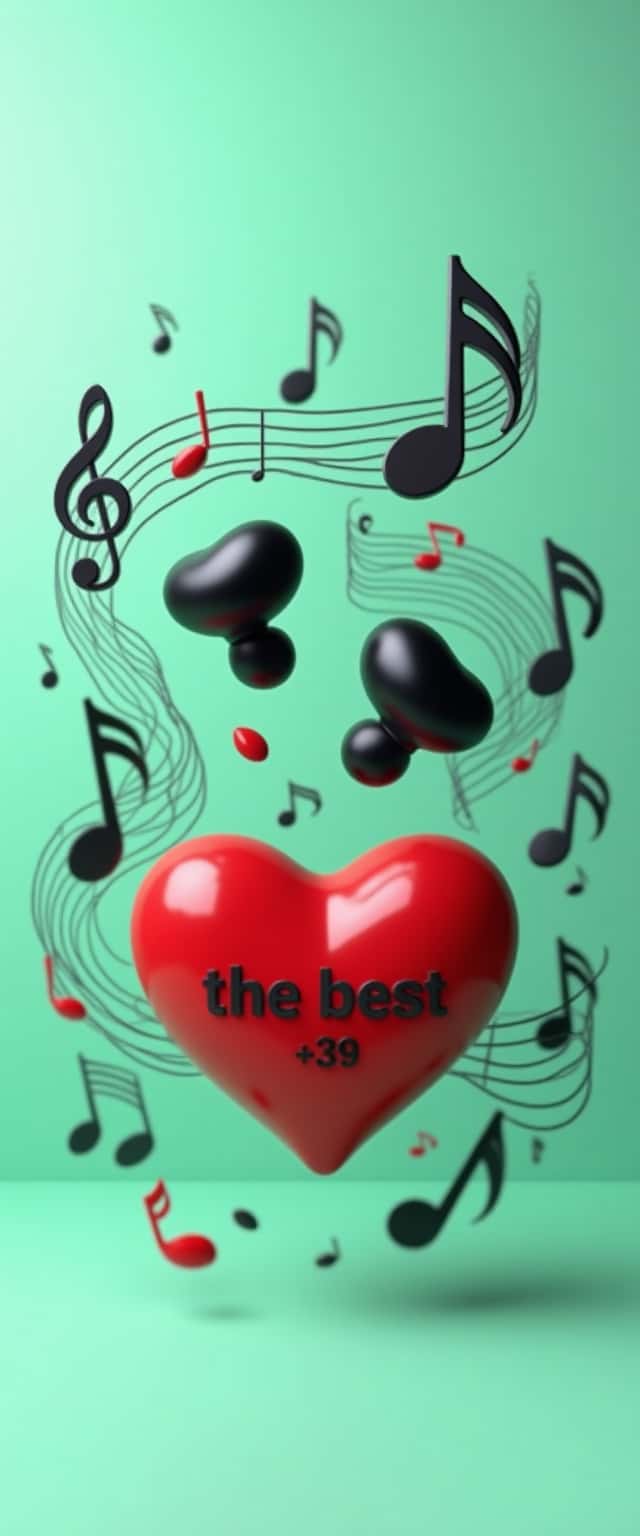 Mint Green Earbuds Musical Design Phone Case Mint Green Earbuds Musical Design Phone Case