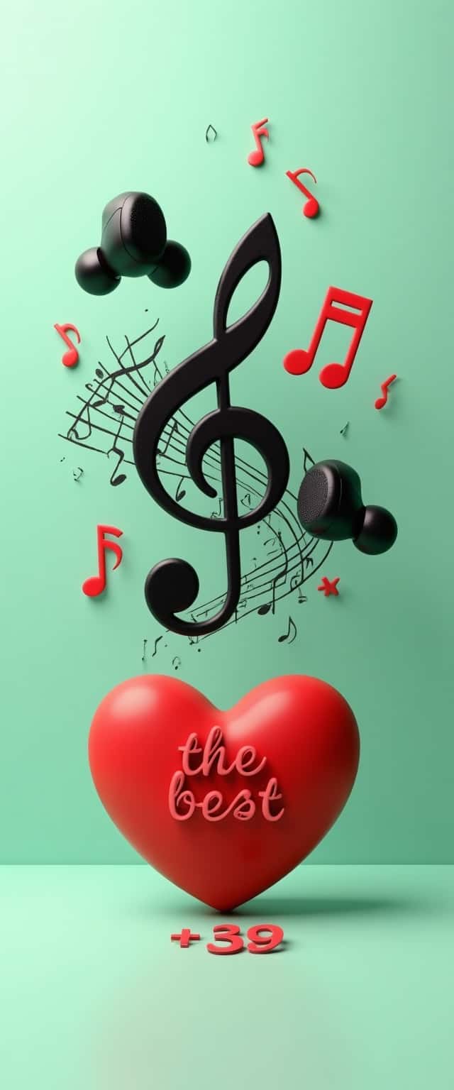 3D Wireless Earbuds and Music Design Phone Case