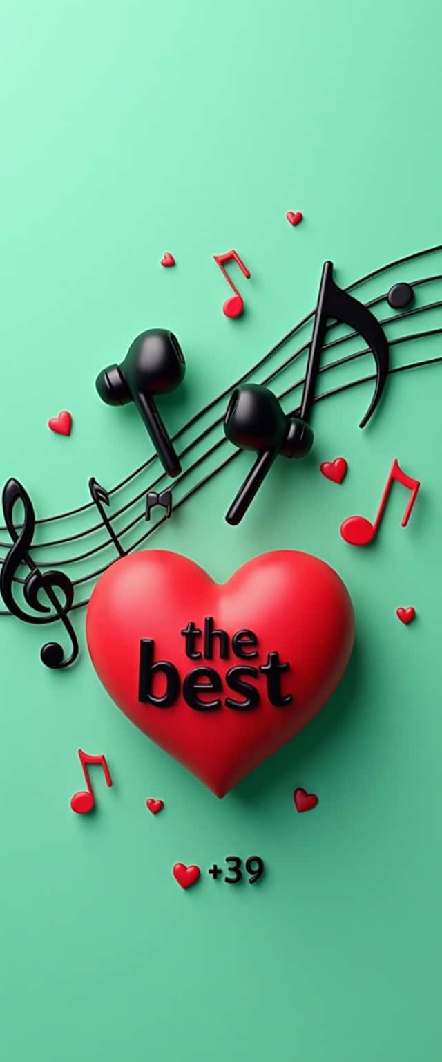 Wireless Earbuds Musical Design Phone Case