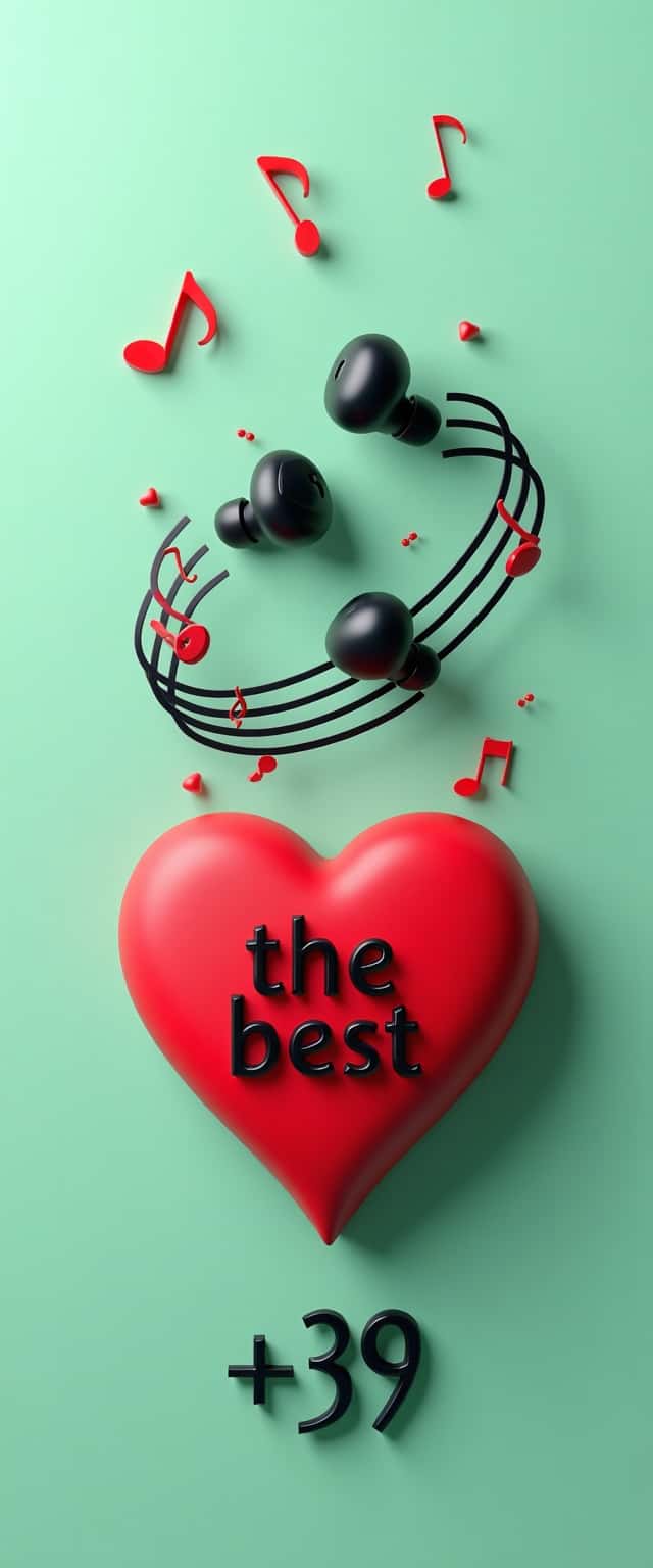 3D Mint Green Wireless Earbuds Design Phone Case