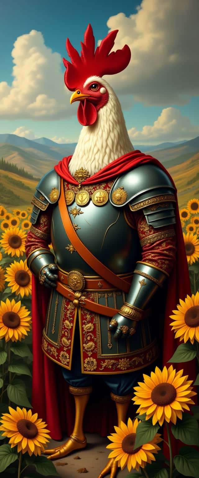 Valiant Chicken Veteran in Armor Phone Case Valiant Chicken Veteran in Armor Phone Case