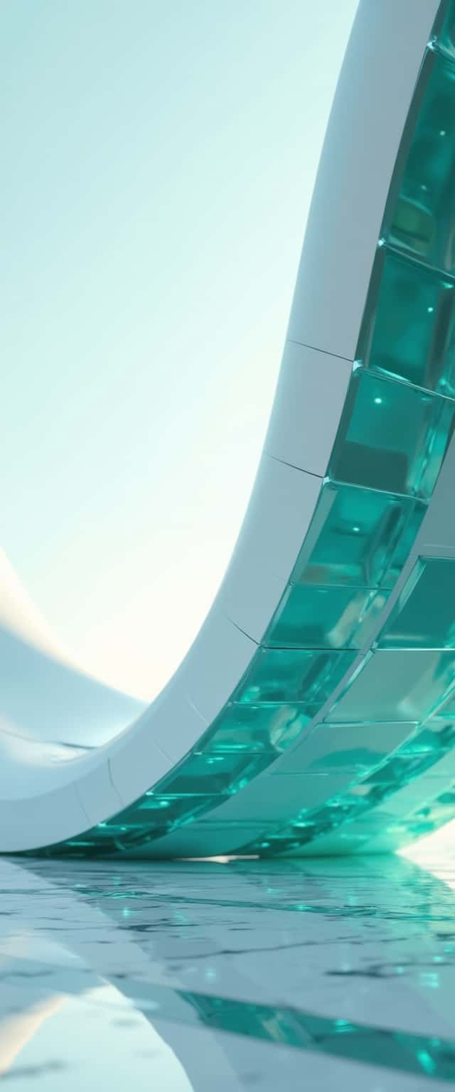 Sleek Aerodynamic Design with Teal Patterns Phone Case Sleek Aerodynamic Design with Teal Patterns Phone Case