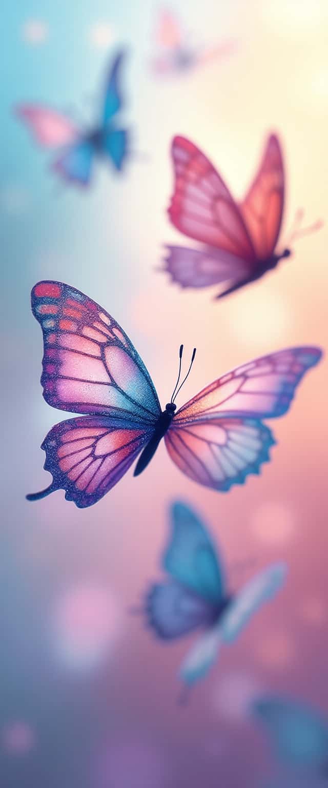 Watercolor Butterflies in Flight Phone Case Watercolor Butterflies in Flight Phone Case